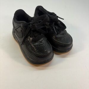 Nike Air Force 1 4C Black Toddler Baby Infant Sneakers Shoes